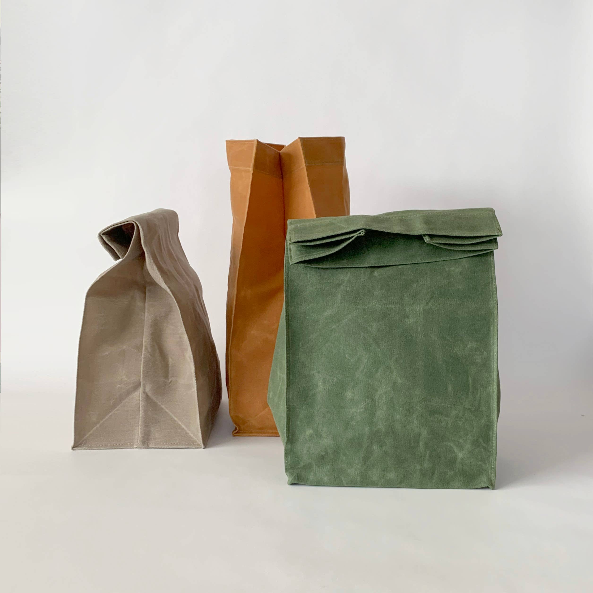 Newton Supply Co - Wholesale Lunch Bag/Box - waxed canvas lunch bag4