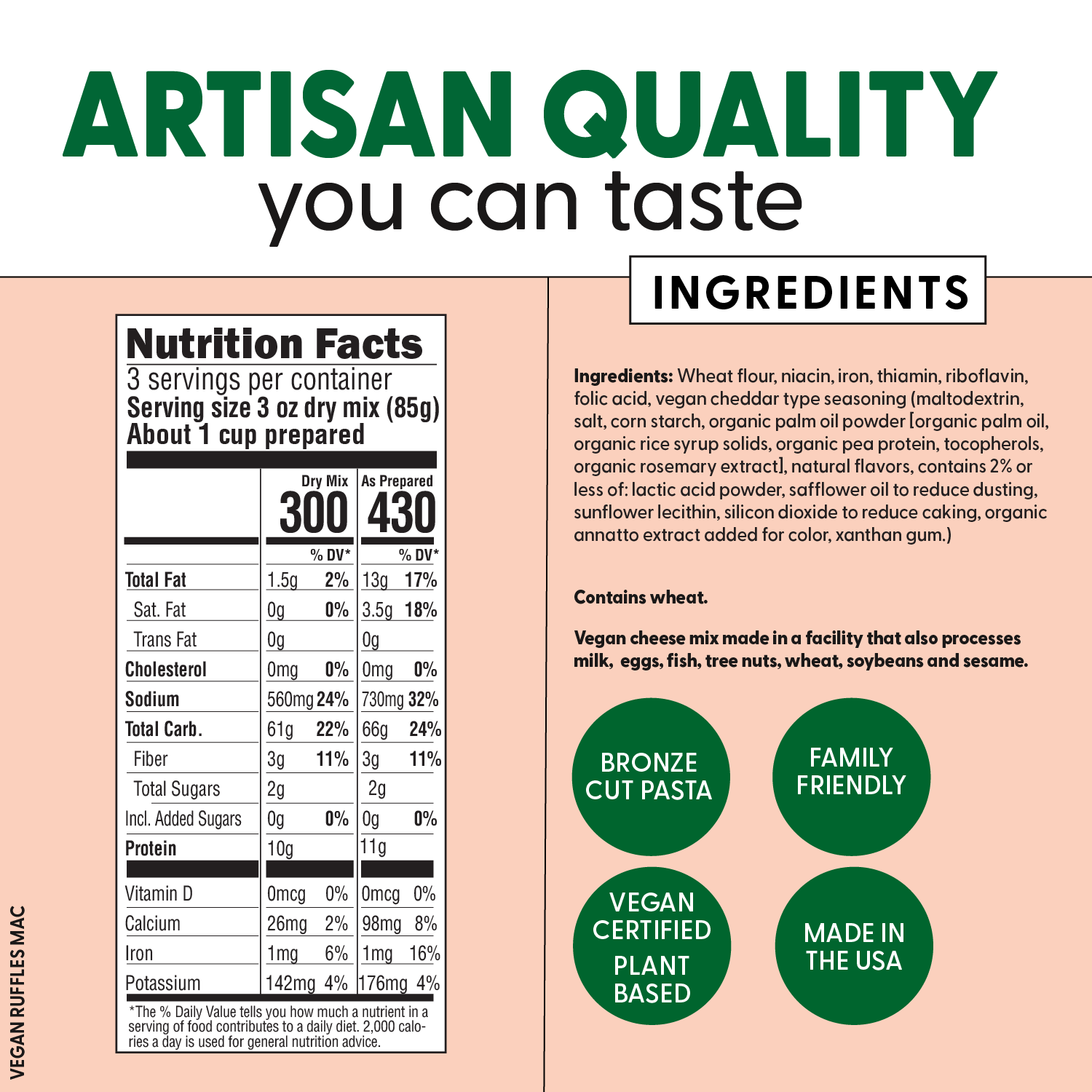 Pastabilities - Wholesale Pasta - Vegan Ruffles Mac and Cheese1