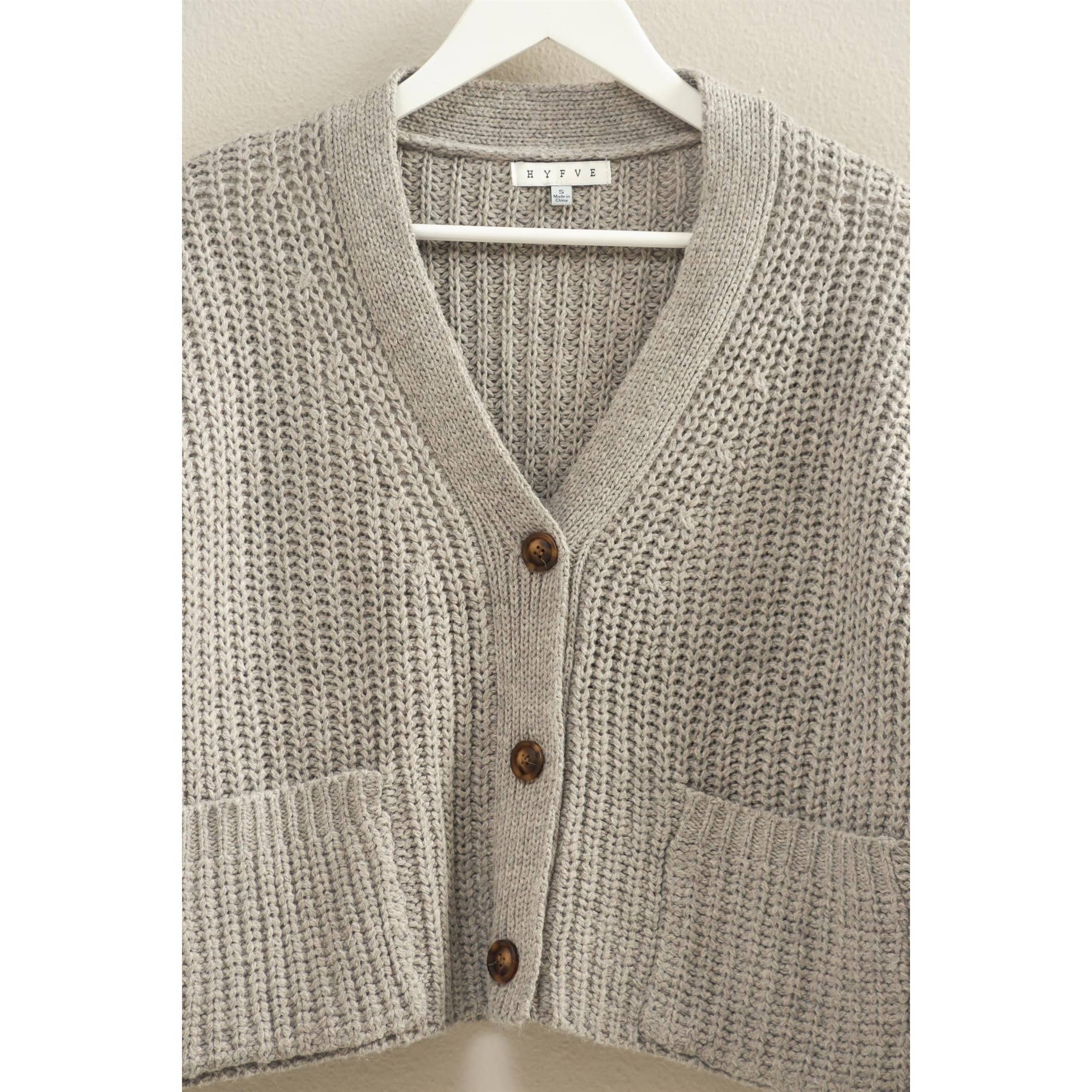 HYFVE - Wholesale Cardigan - Women's - Oversized Ribbed Sweater Cardigan18