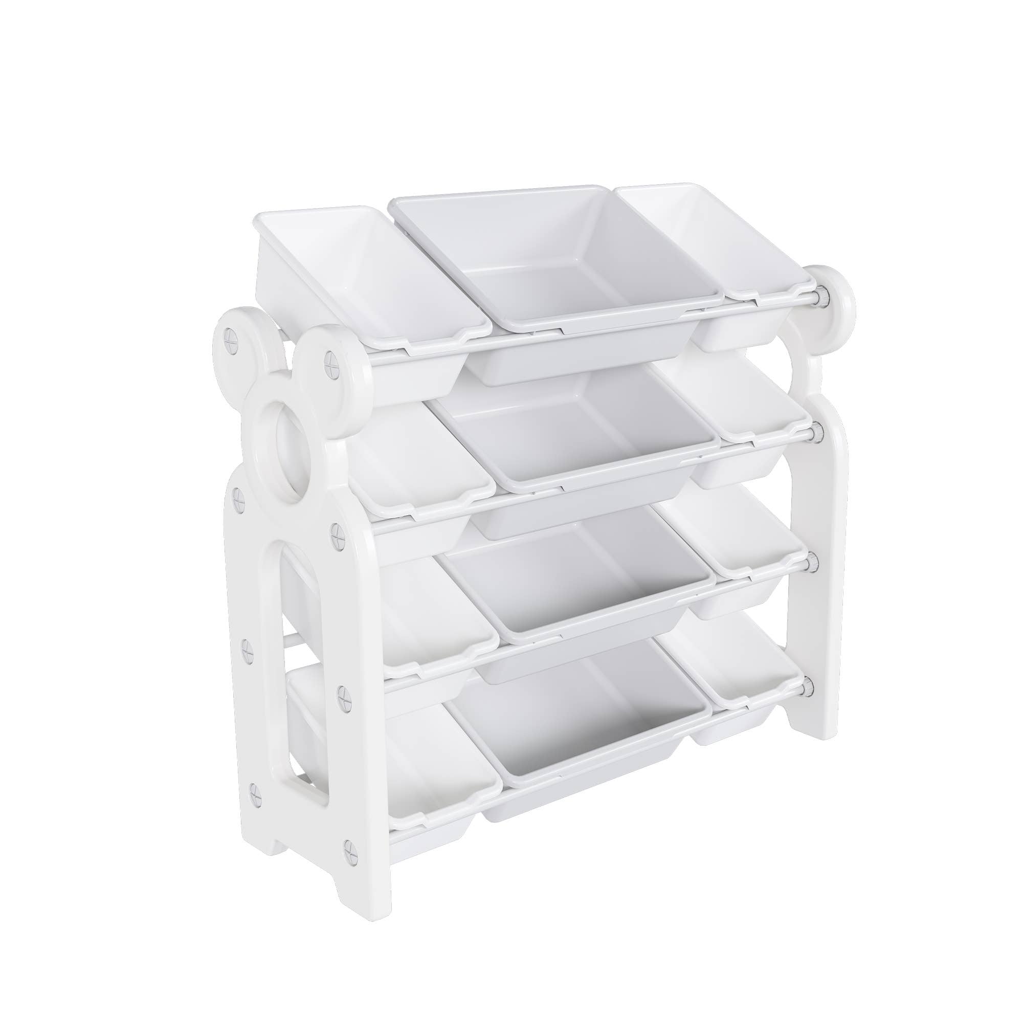 39F Inc. - Wholesale Toy Storage Box - Kids & Baby - Kids Toy Storage Organizer HDPE Shelf and 12 Bins Playroom9