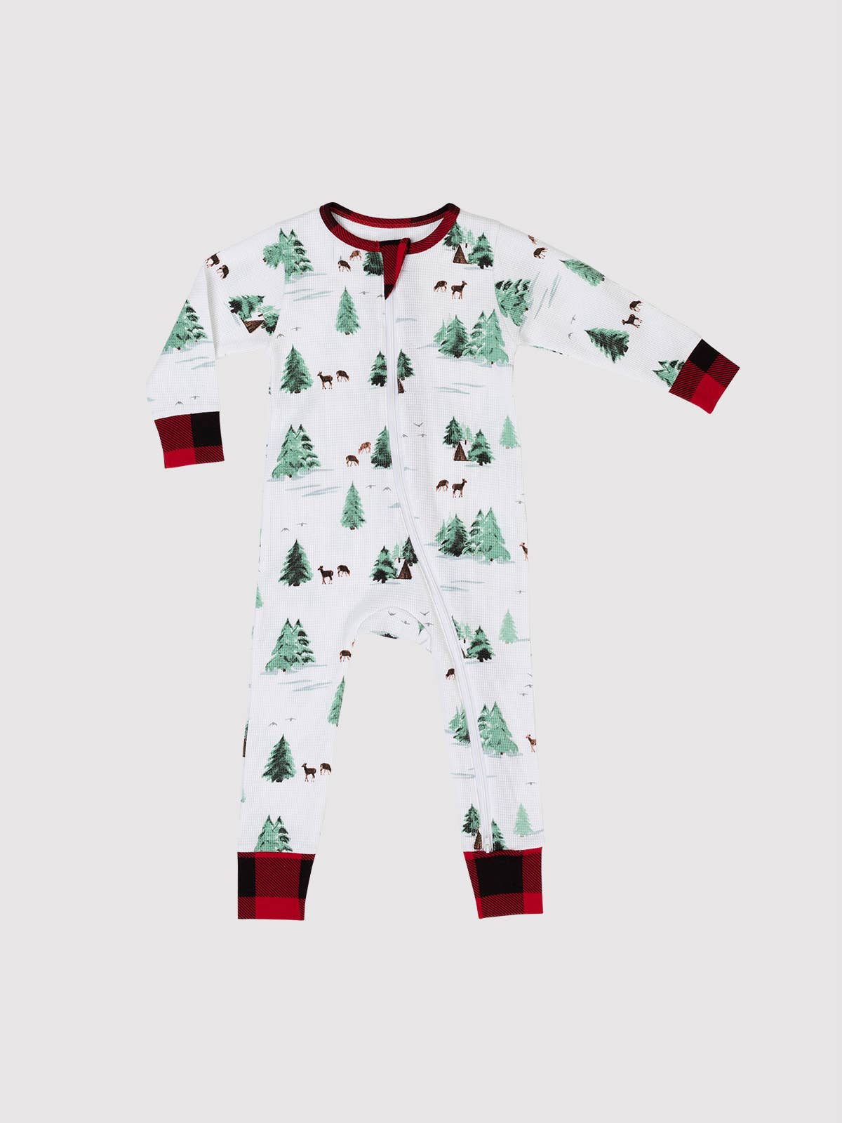 MILLIE + MOOSE - Wholesale Bodysuit (Non-Footed) - Baby - Watercolor Trees/Cabin Infant Onesie MMIO0170