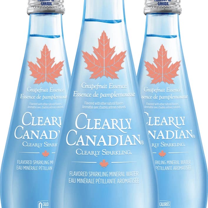 Clearly Canadian Sparkling Water - Wholesale Sparkling Water - Clearly Sparkling Grapefruit Essence Water0