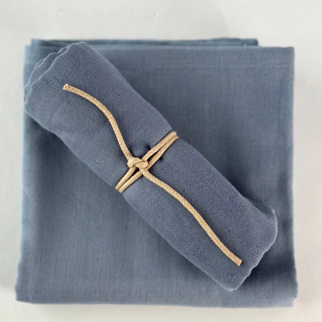 Saga Copenhagen - Vendita all'ingrosso Pannolino lavabile - Neonati - Panno di mussola blu Moonlight in cotone 100% biologico1