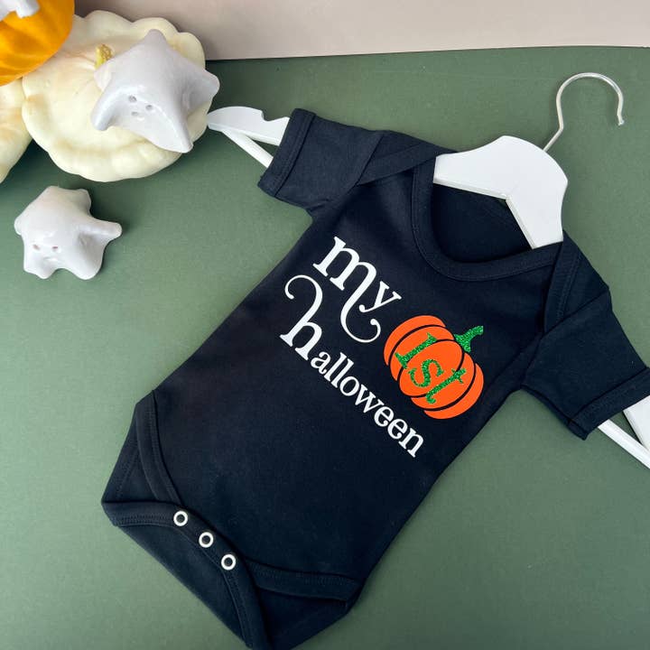 My First Halloween Baby Grow/ T-shirt for wholesale by Juliet Reeves Designs