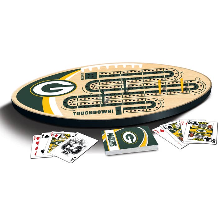 Masterpieces Puzzles - Wholesale Board Game - Green Bay Packers Cribbage1