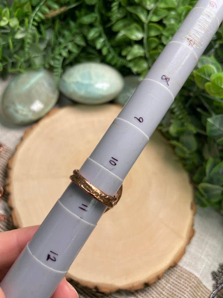 Copper Ashes - Wholesale Cocktail/Statement Ring - Goddess Ring Size 10.51