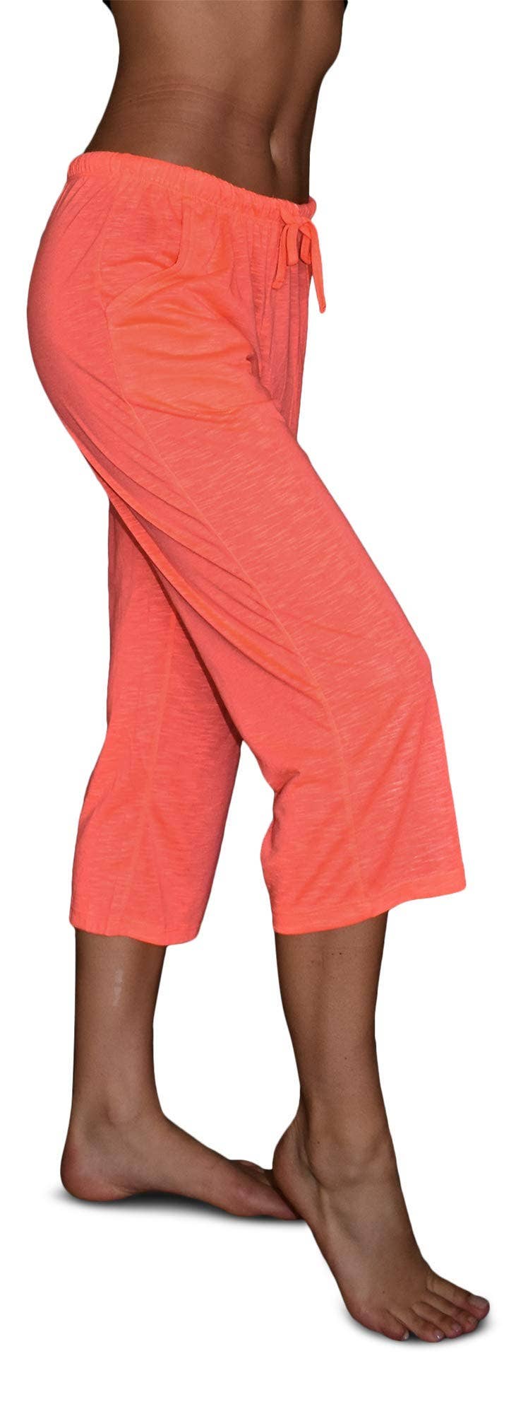 I-Wear Brands - Wholesale Lounge Sweatpants/Joggers - Women's - 4 Pack Women's Casual Poly-Slub Capri-Length Lounge Pants21