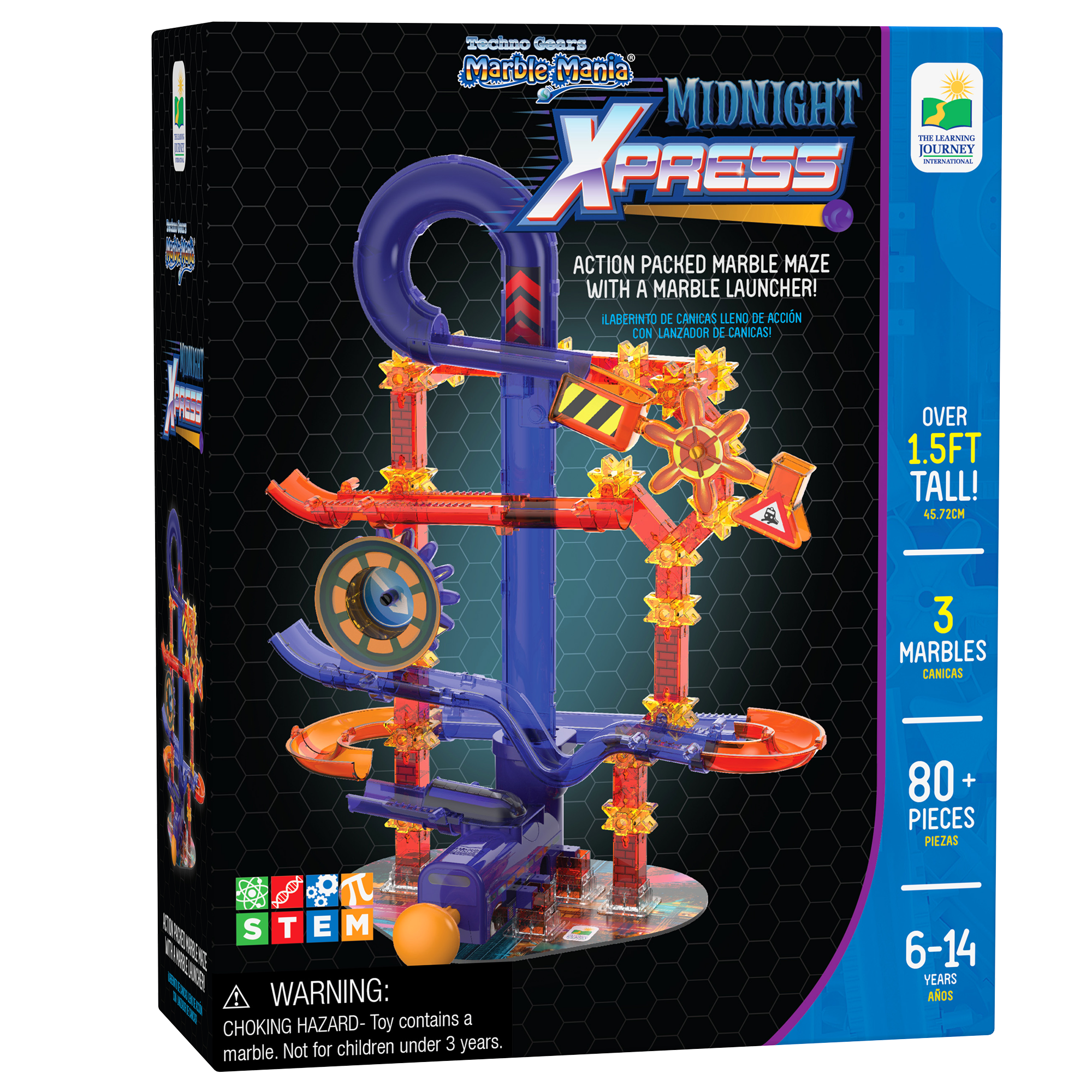 The Learning Journey – wholesale Byggsats - Barn – Techno Gears Marble Mania Midnight Xpress (80+ delar) (NY)2