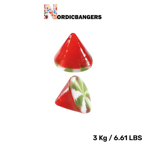 Nordicbangers - Swedish Candy Supply - Wholesale Hard Candy - Swedish Candy - VIDAL Twisted Filled Cones