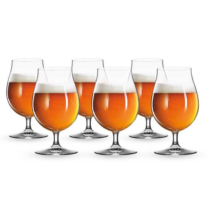 Beer Classics Stemmed Crystal Beer Tulip Glasses Set of 6 for wholesale by Spiegelau