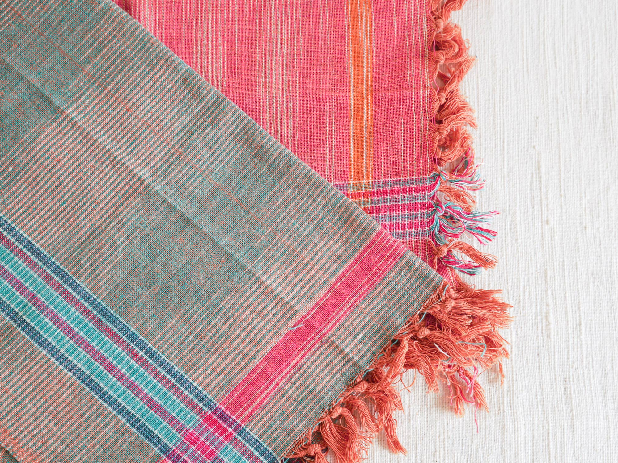 Storie - Wholesale Tea Towel - Tea Towel, Hand-loomed "Space Dye" Emeraud1