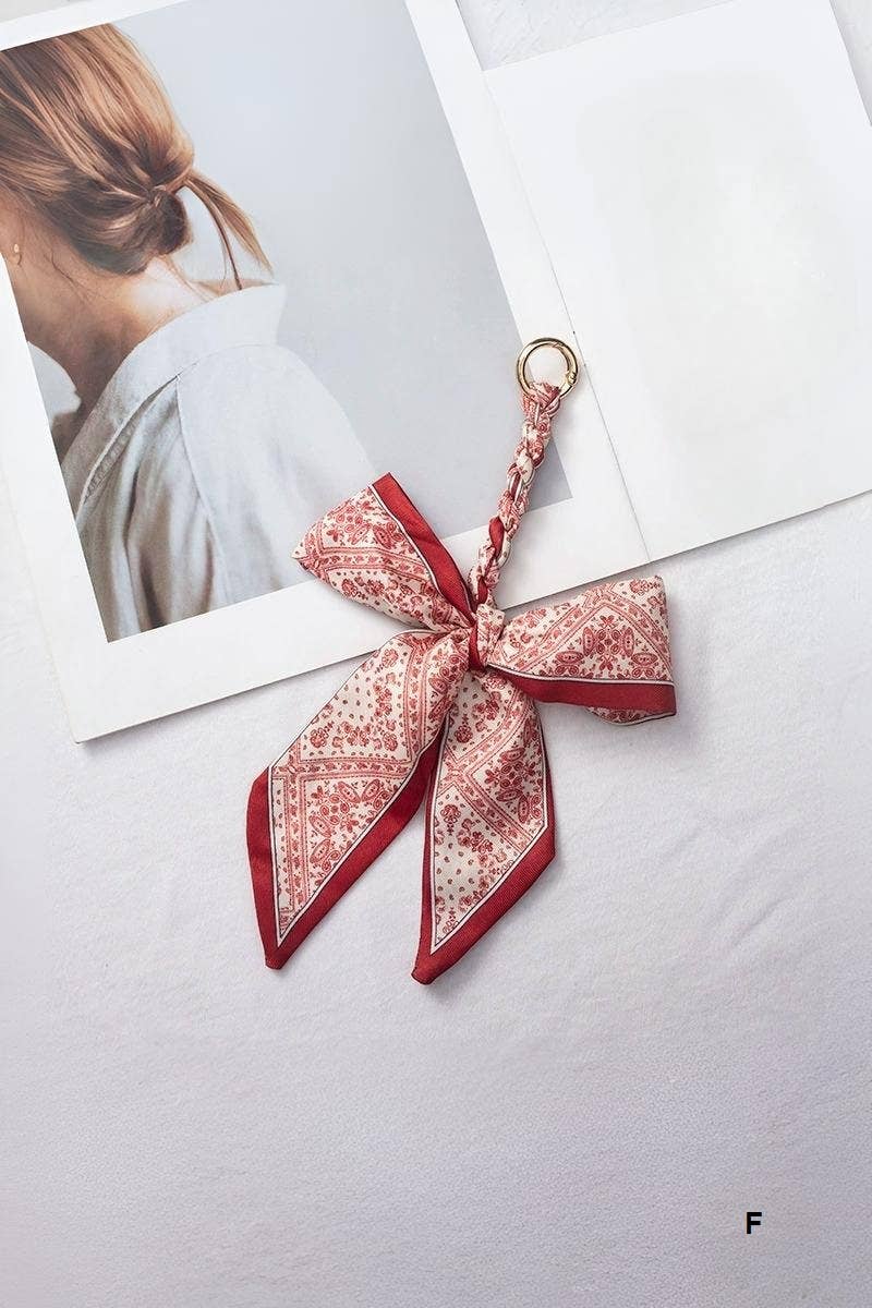 42POPS - Wholesale Keychain - Women's - ..._ 0905 Handmade Scarf Bag Charm Keychain  SI-287545