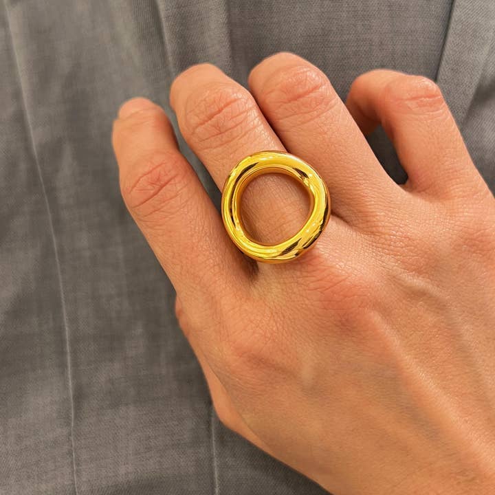 Big Gap Adjustable Stainless Steel Ring and other Purchase Wholesale dolciumi. Free Returns & Net 60 Terms on Faire trending on Faire.