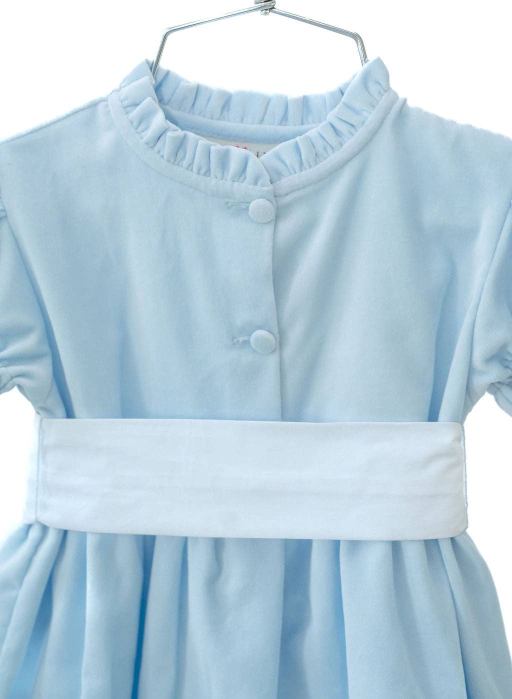 Ruth and Ralph - Wholesale Dress - Kids - Blue Velvet Holiday Dress2