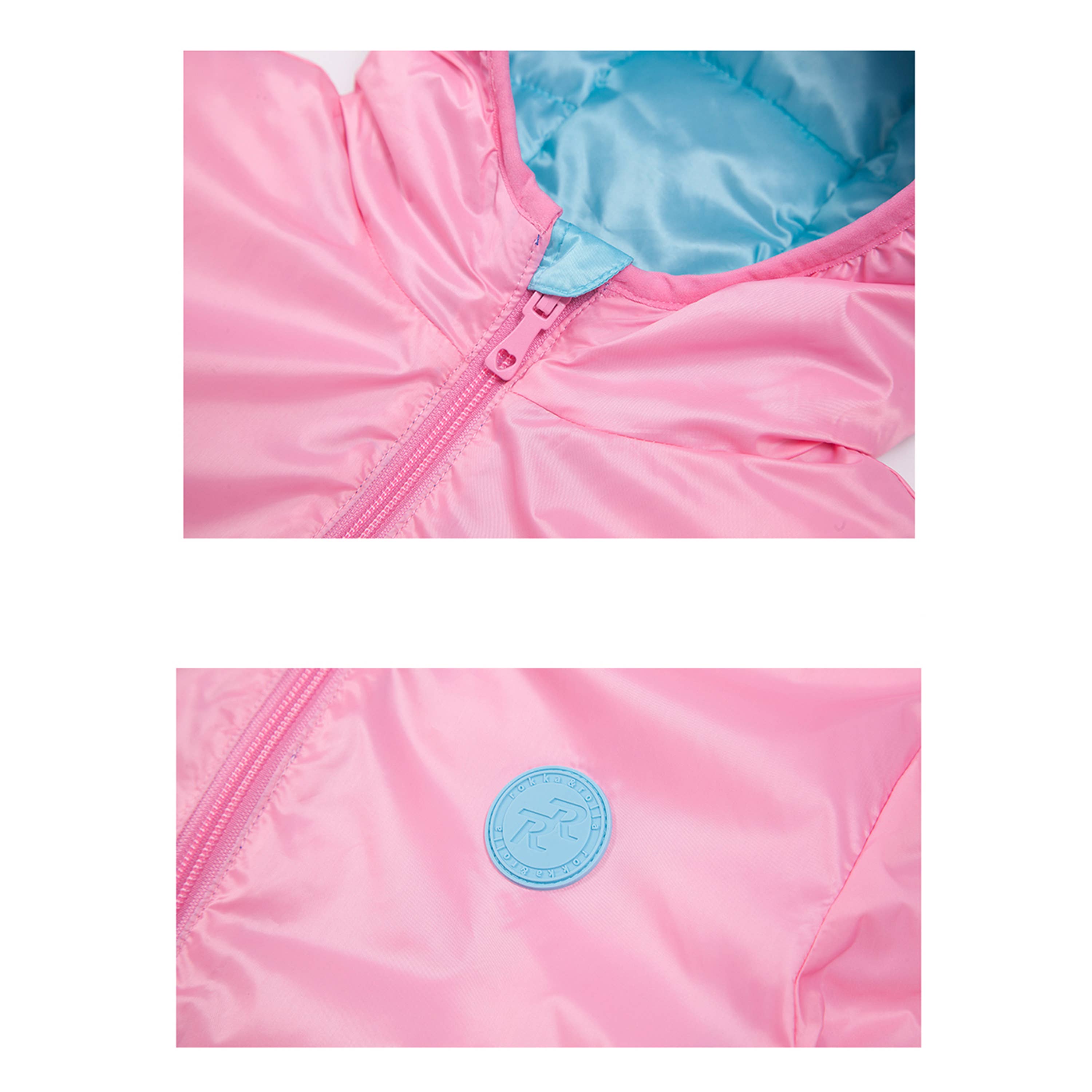 Rokka & Rolla - Wholesale Puffer Jacket - Kids - Girls' Reversible Light Puffer Jacket Coat24