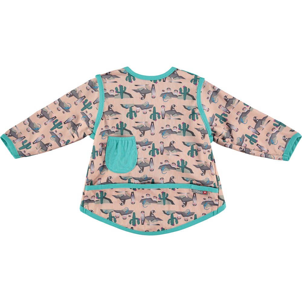 Close – wholesale Bib – Baby – Close Pop-in Long-sleeved Waterproof Coverall Weaning Bib8