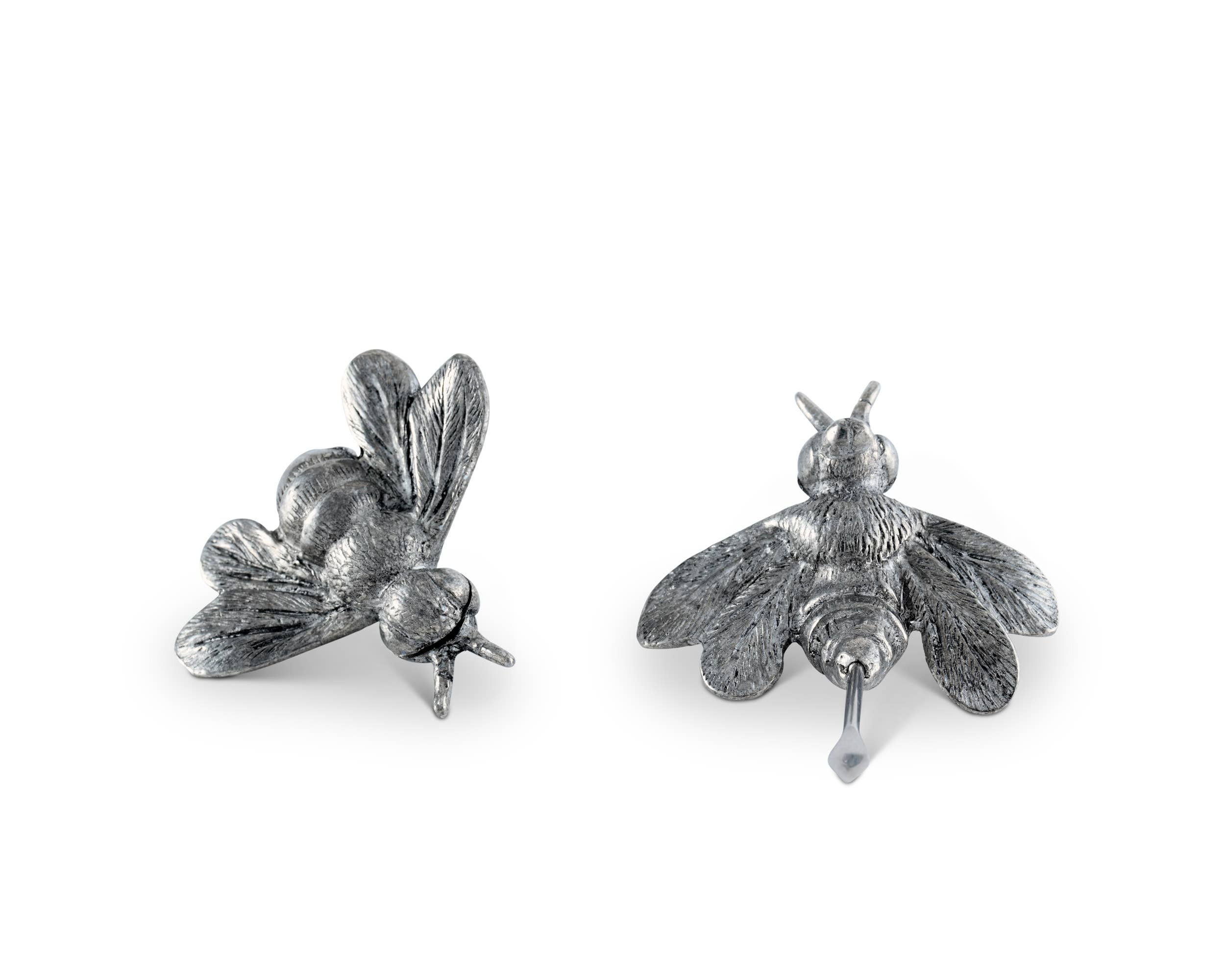 Vagabond House – Großhandel Käsemesser – Zinn-Honigbien-Käse-Marker-Set3