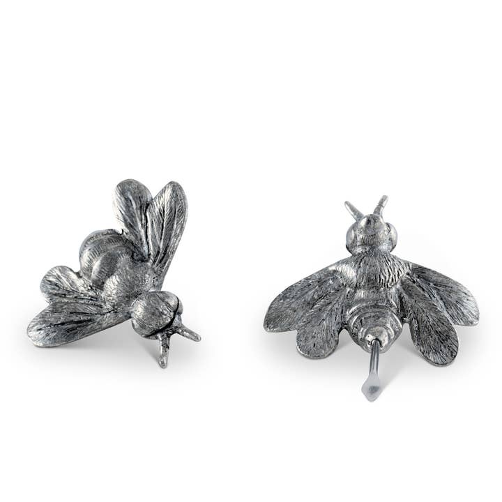 Vagabond House - Wholesale Cheese Spreader - Pewter Honeybee Cheese Marker Set3