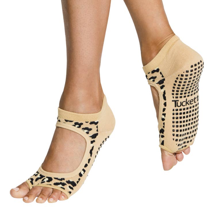 Allegro - Simply Leopard - Calzini Grip per la vendita all'ingrosso da parte di Tucketts