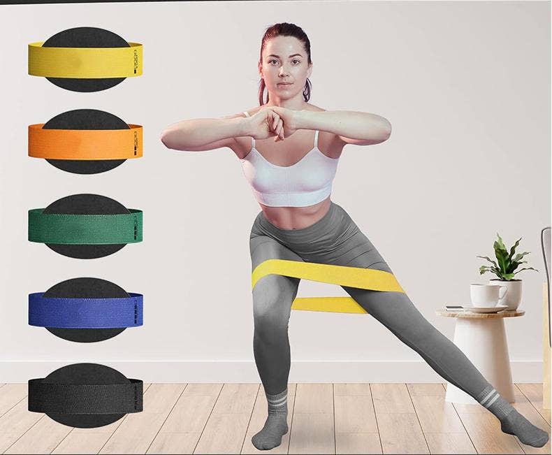 Active by Anna-Kaci - Wholesale Fitness Equipment - Woven Resistance Band Set2