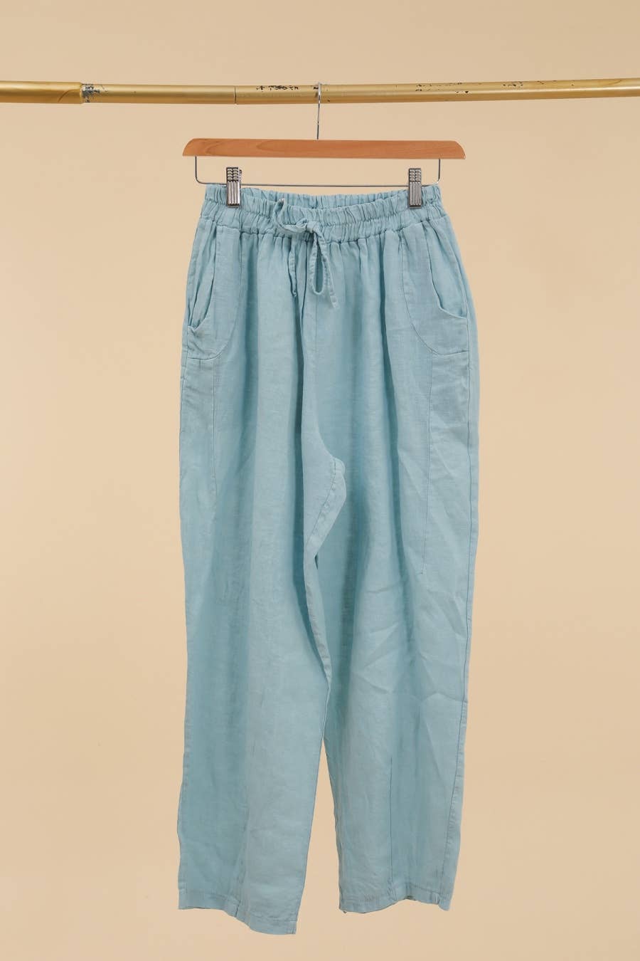 la maison des fibres naturelles – Großhandel Hose – Damen – Leinenhose mit Taschen 6522 100%Leinen3