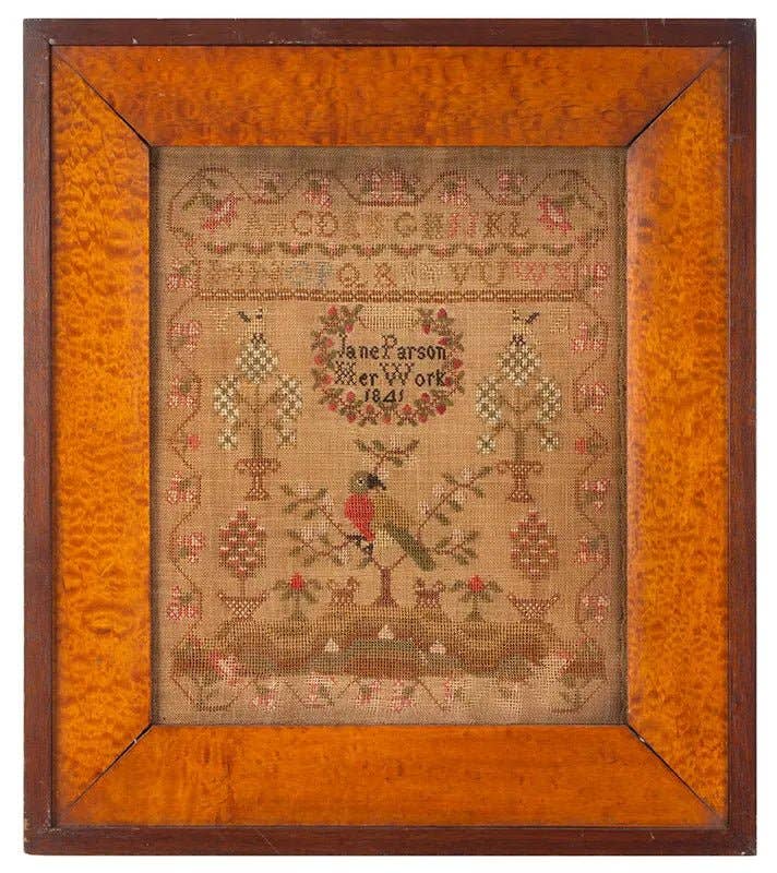 The Wishing Thorn - Wholesale Embroidery/Cross Stitch Supplies - Jane Parson Sampler Pattern 18413