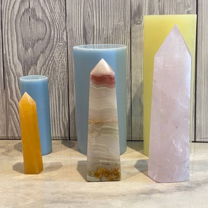 Large 17cm Crystal Silicone Mould for wholesale by EllaRaeMouldsVinyls