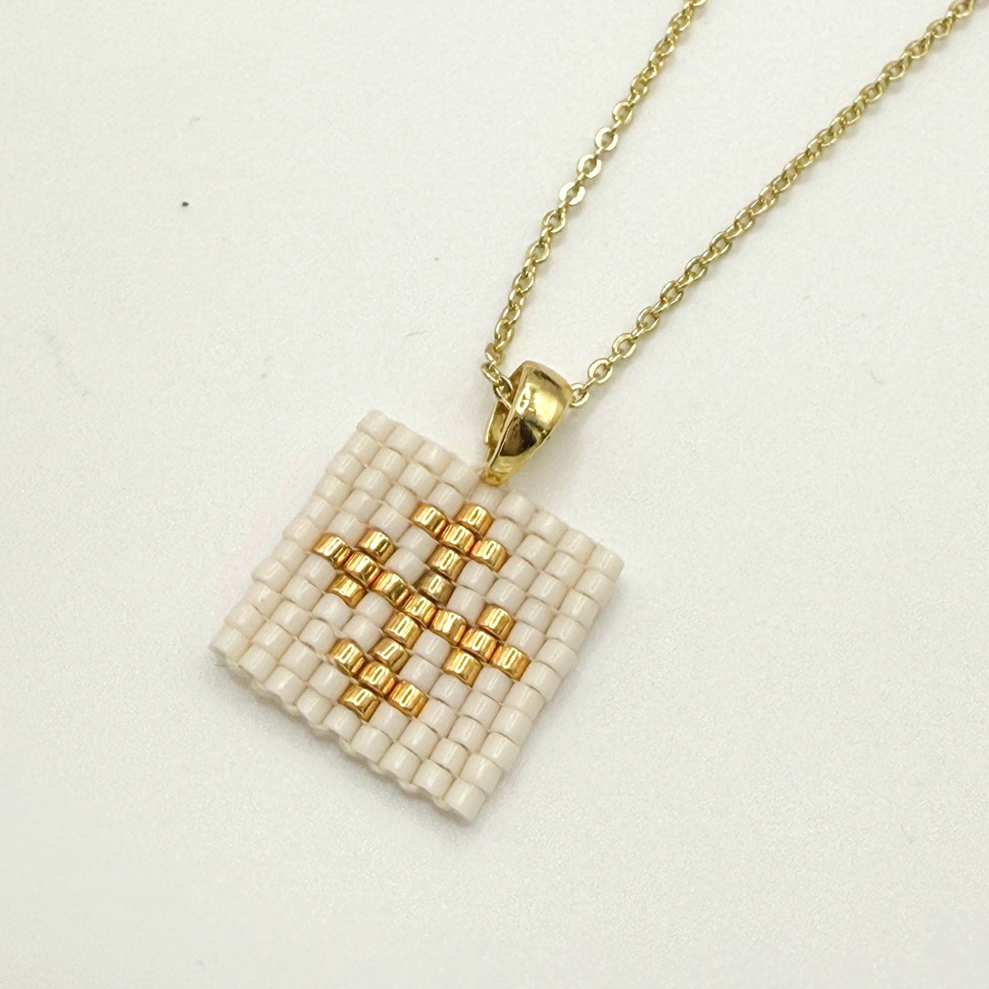 XO-CU - Wholesale Pendant/Charm Necklace - Miyuki Beads Scapular Cross Necklace 0