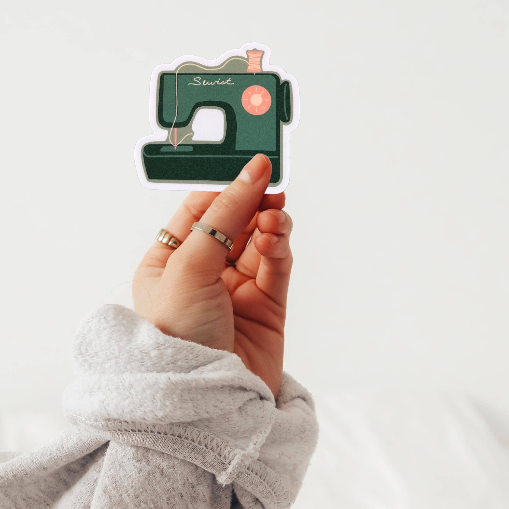 At the Dot Design - Wholesale Sticker - Vintage Sewing Sticker Craft4