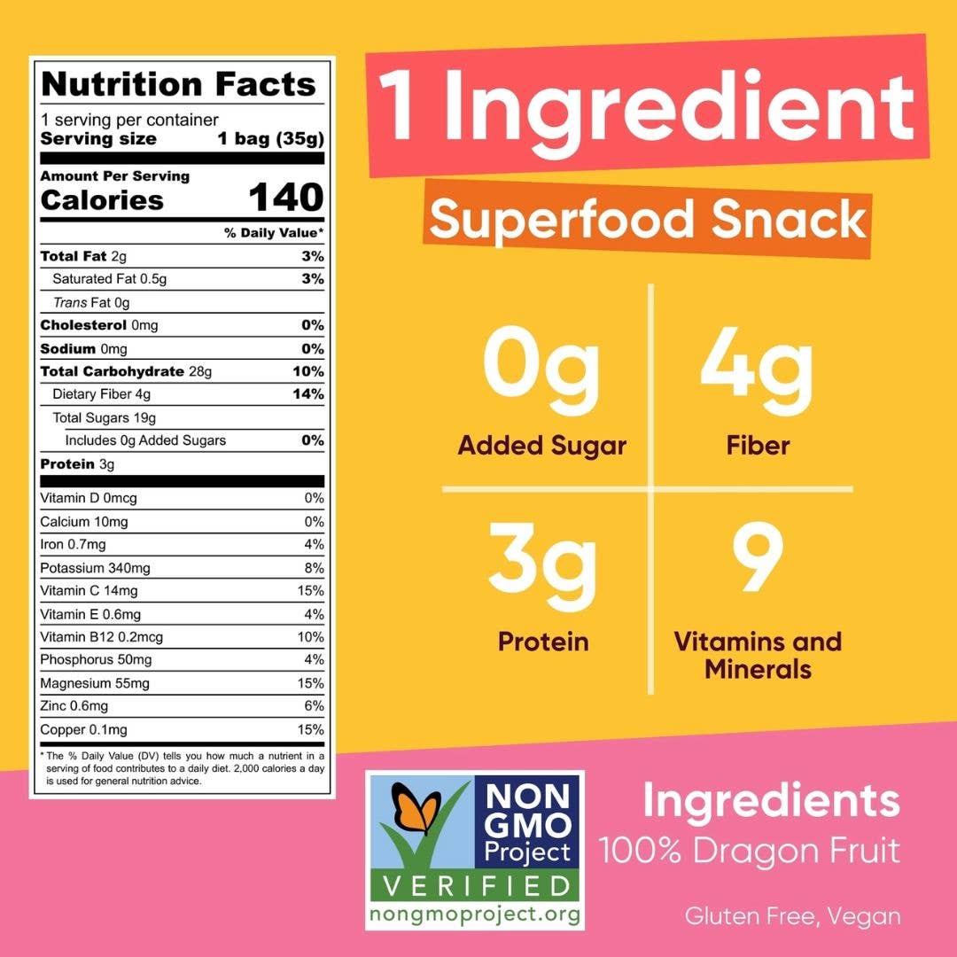 Yammy - Wholesale Dried/Dehydrated Fruit - Dried Fruit & Veggie Chips Variety Pack: Gluten Free, Vegan2