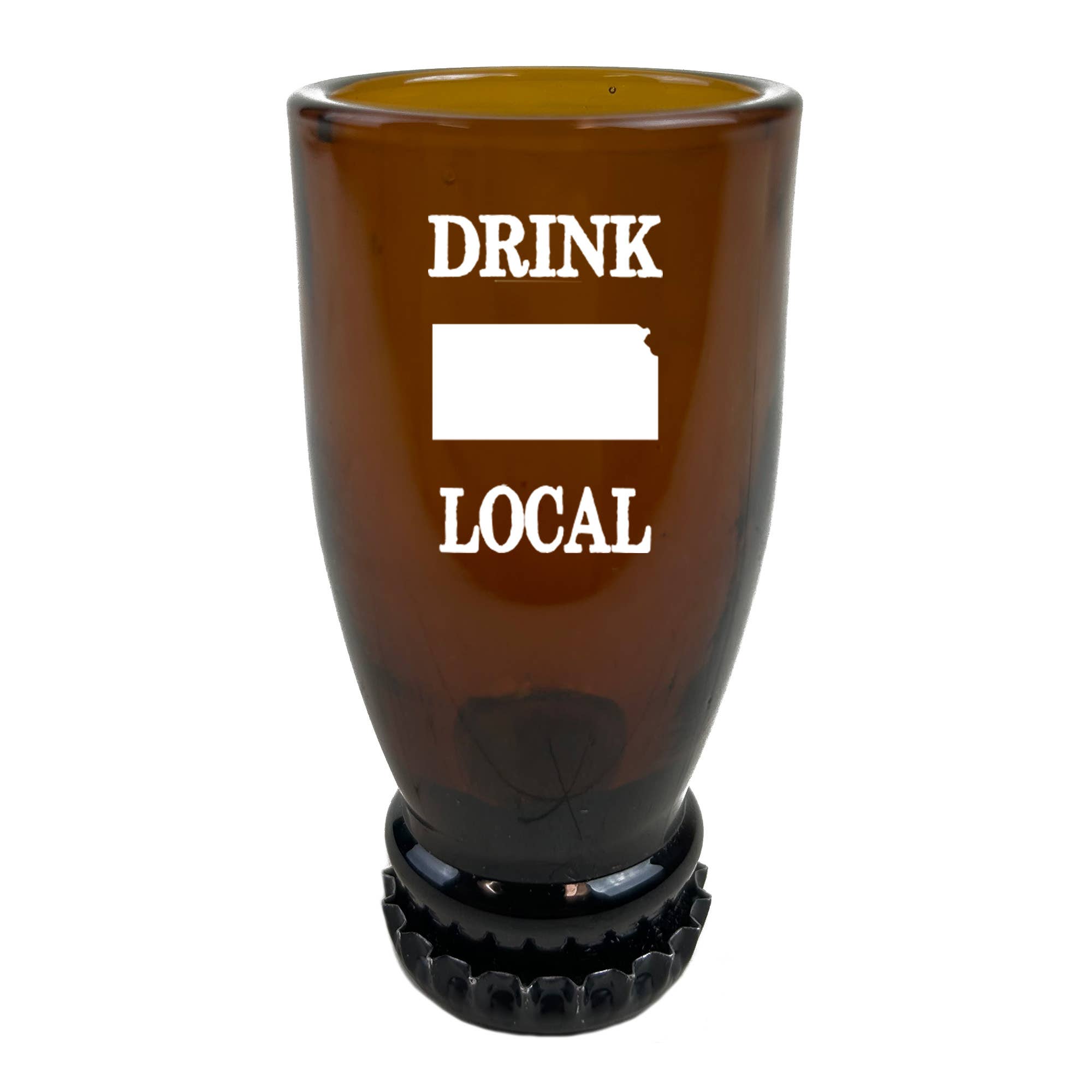 Torched Products - Wholesale Shot Glass - Drink Local Beer Bottle Shot Glass15