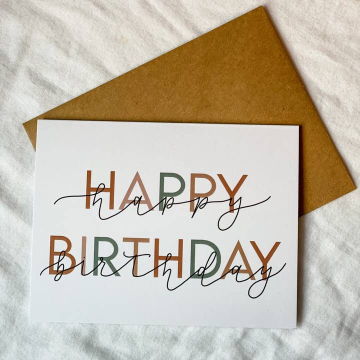 Detty Designs - Vente Cartes d'anniversaire - Carte de joyeux anniversaire | Carte d'anniversaire moderne3