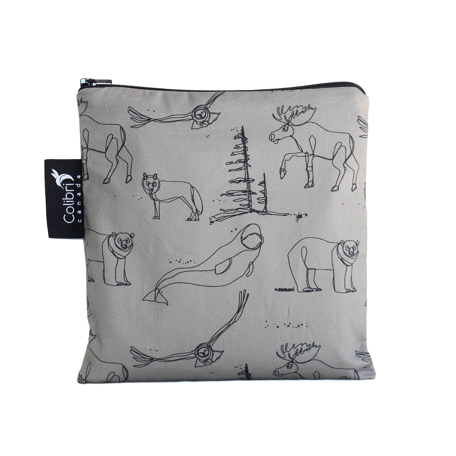 Colibri Canada - Vendita all'ingrosso Pacchetto di snack - Bambini e neonati - Borsa porta snack riutilizzabile Tundra, grande