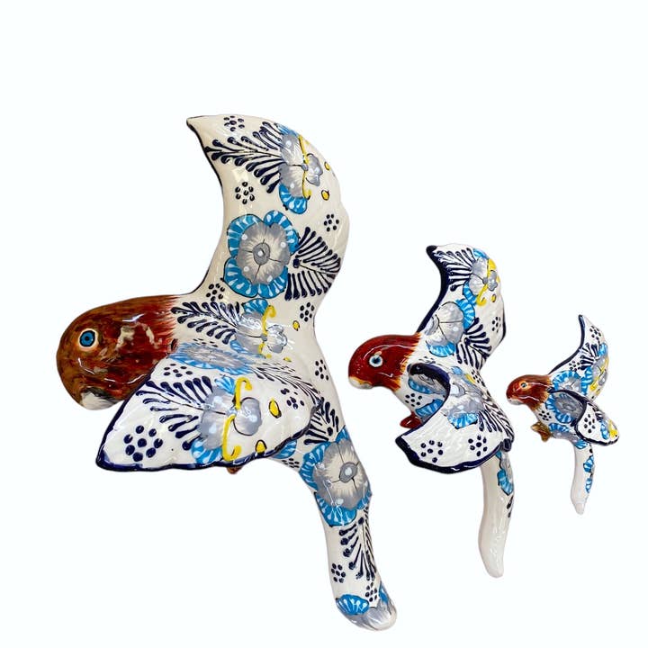 Abes Pottery & Import's - Wholesale Decorative Figurine - PARAKEET0