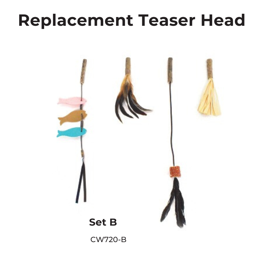 CATWANT – Brinquedo - Gato por atacado – Teaser Extra Longo Substituível - Nova Edição Chilreante10