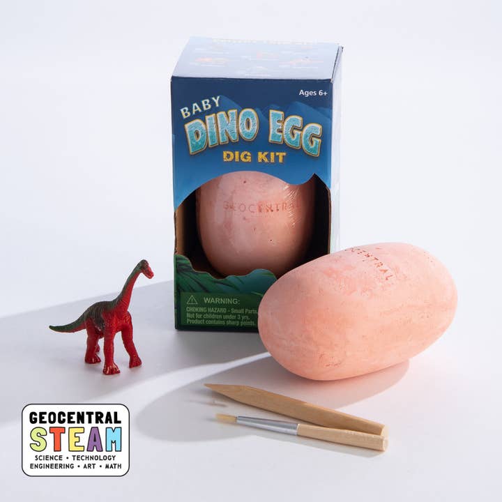 Dig Kit: Dinosaur Egg with Figurine for wholesale by GeoCentral