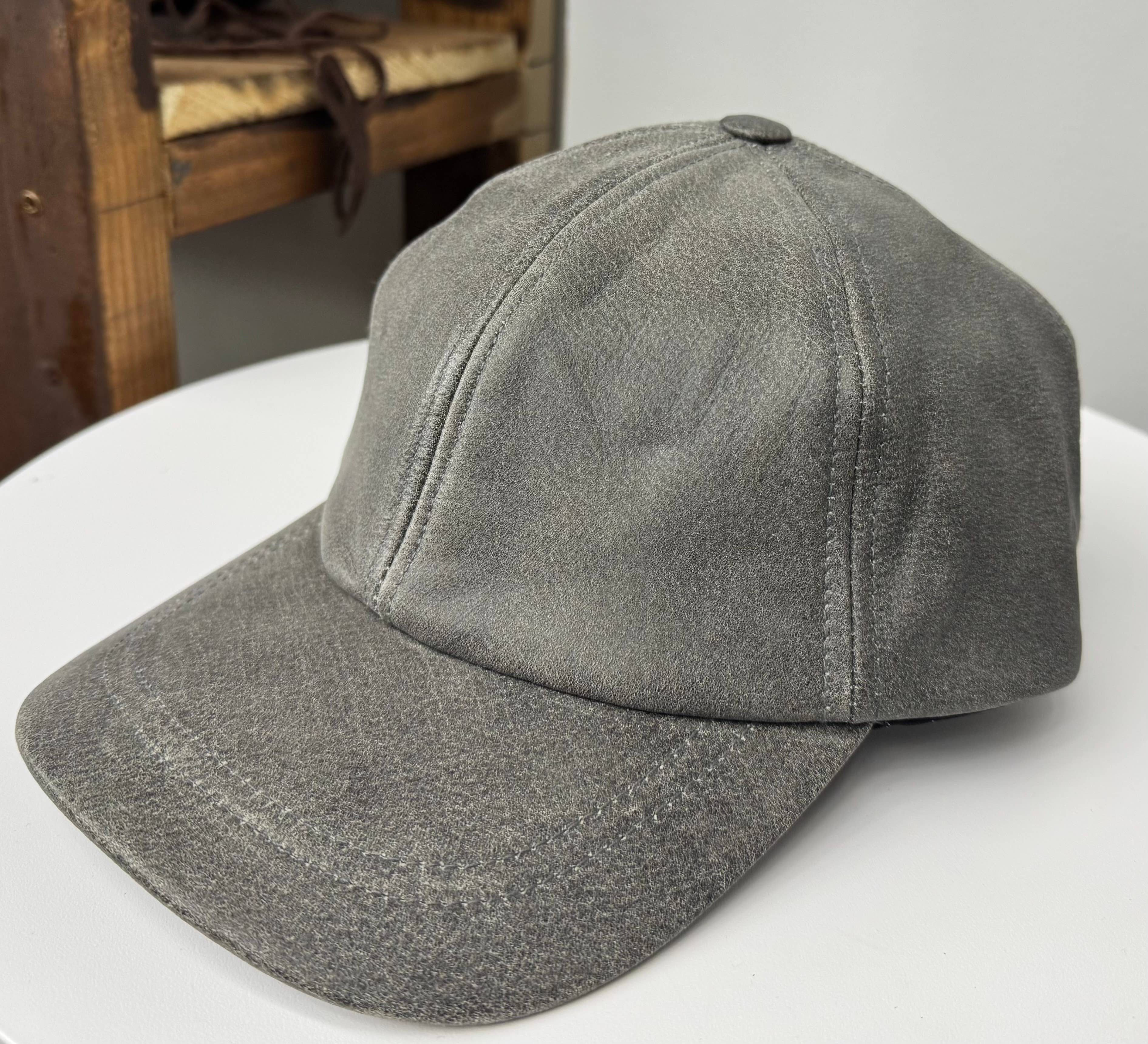 Lesa collection inc - Wholesale Baseball Cap - Unisex - Genuine Cowhide Leather Baseball Cap, Adjustable cap Unisex 2