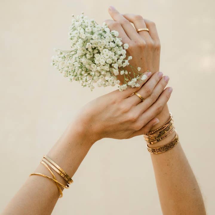 MantraBand - Wholesale Cuff Bracelet - Enjoy the Journey - inspirational mantraband® cuff bracelet