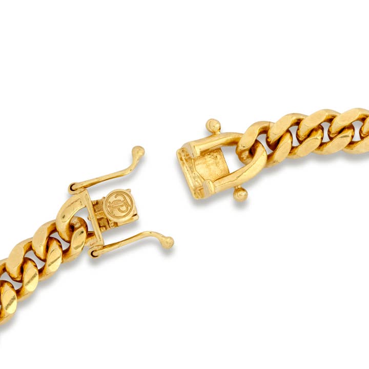Twistedpendant - Wholesale Link & Chain Necklace - 23K Gold Miami Cuban Chain