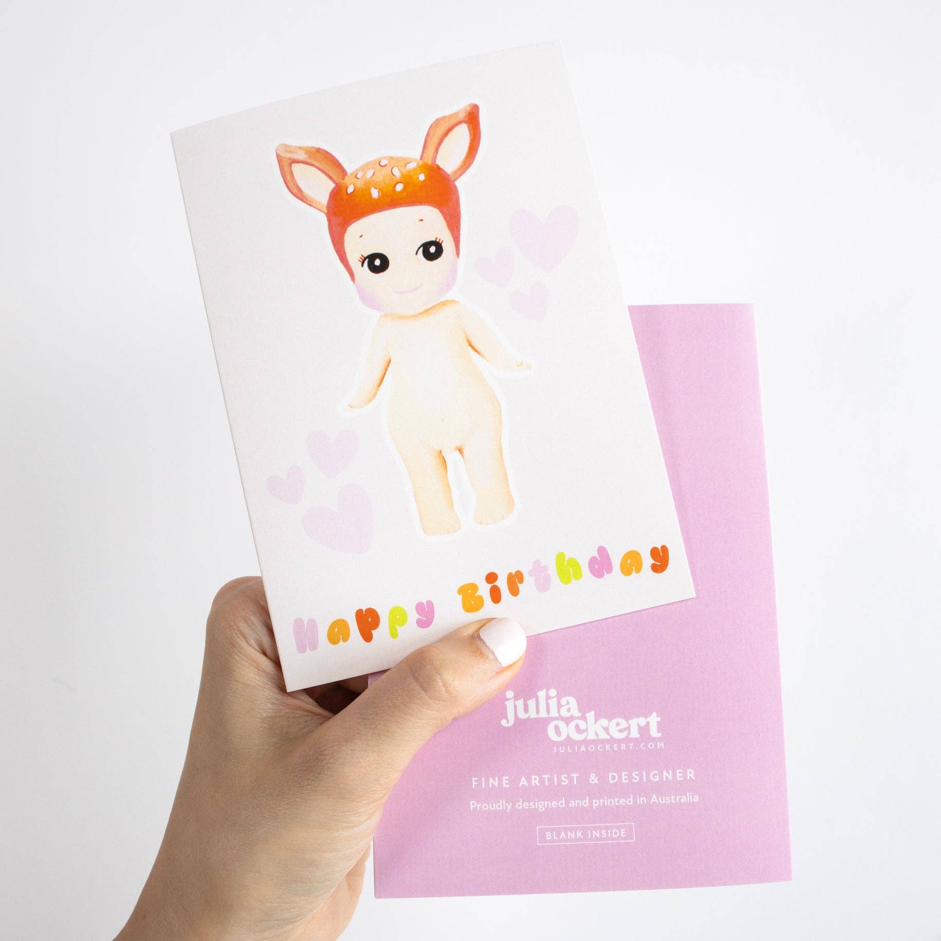 Julia Ockert - Wholesale Birthday Card - Sonny Angel Happy Birthday Greeting Card3