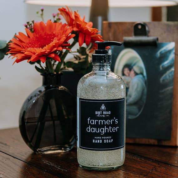 Farmer's Daughter Hand Soap for wholesale by Dirt Road Candle Co