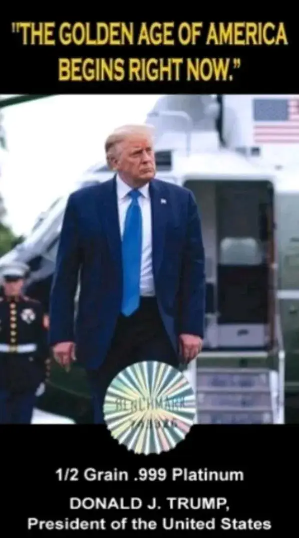 ECK Ozark Patriot - Wholesale Keepsake Coin/Token - 1/30 Gram .999 Platinum President Donald Trump bullion bar2