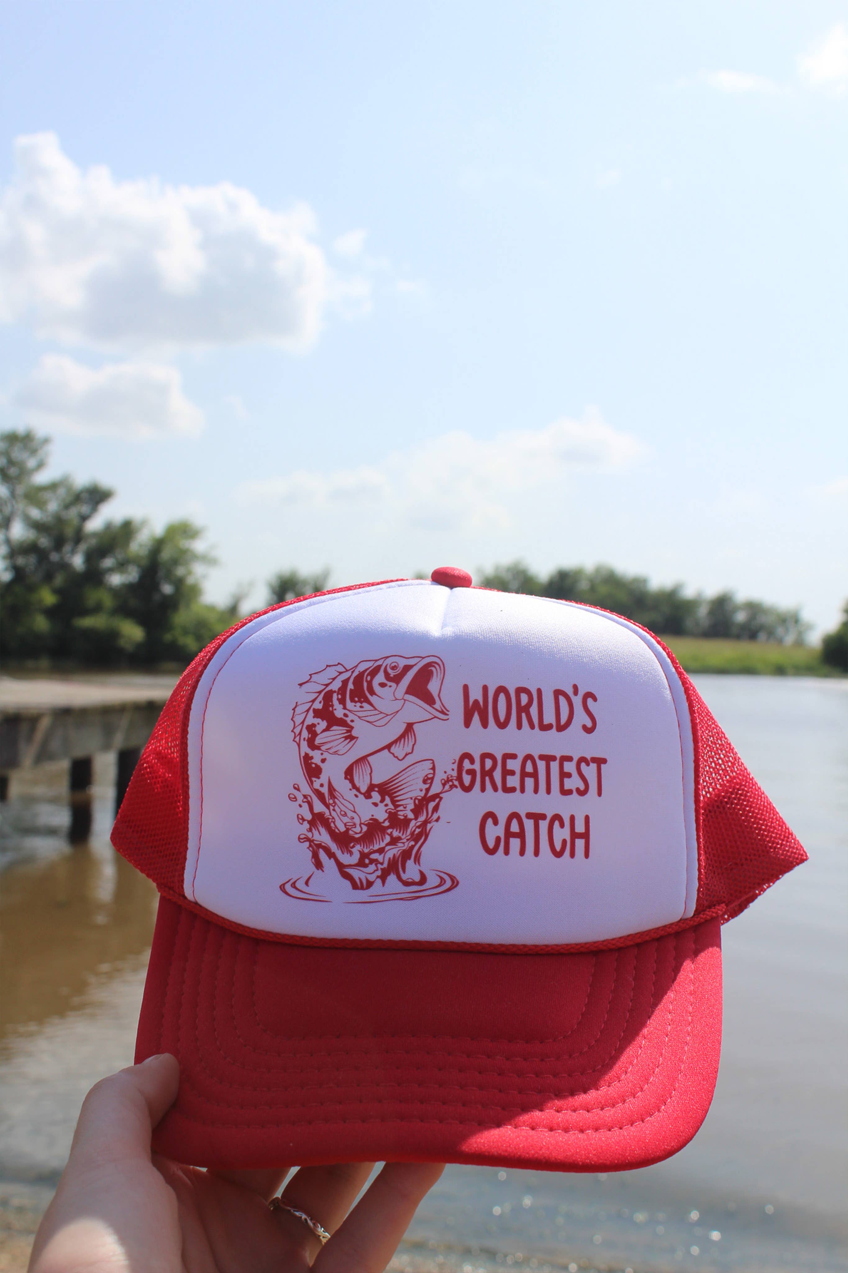 Spirit+Tribe - Wholesale Trucker hat – Women’s - WORLD'S GREATEST CATCH TRUCKER HAT