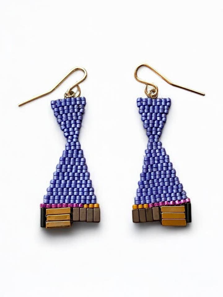 Hour Glass earrings for wholesale by Trecy Bleich