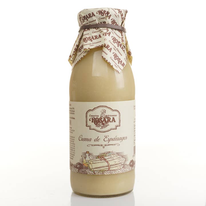Conservas Rosara - Wholesale Sauce - ASPARAGUS CREAM BOTTLE 500 ml.2