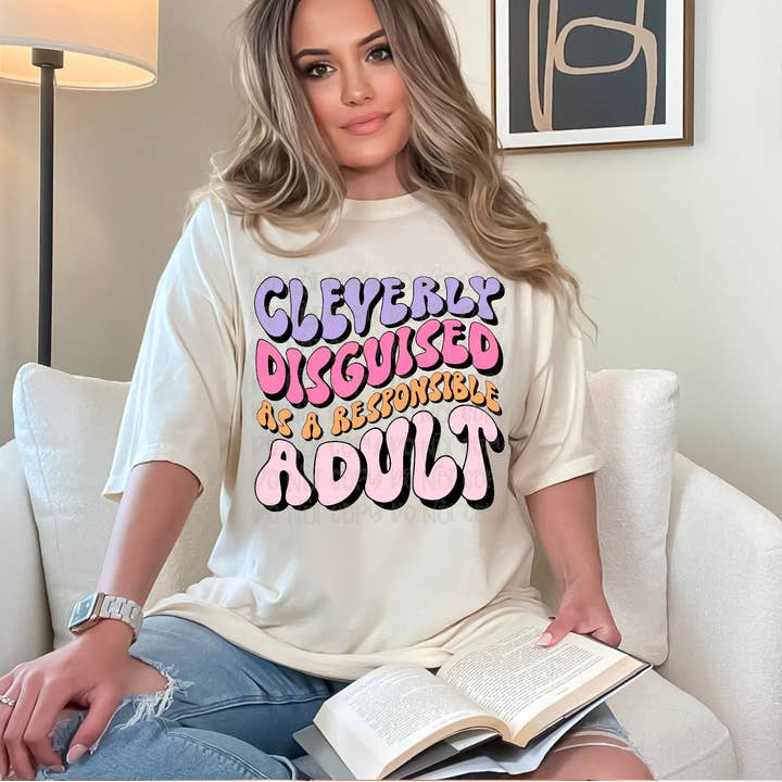 Geschickt getarnt als verantwortungsvoller DTF-Transfer für Erwachsene für den Großhandel von K and M Designs