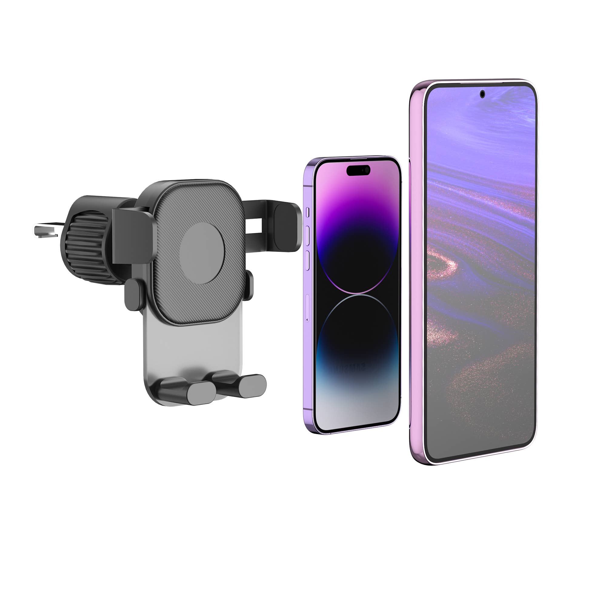 LAX Gadgets – wholesale Car Decorative Charm - Unisex – LAX Gravity Clear Cradle Car Vent Mount with Retail Pack2