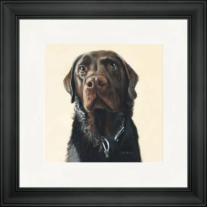 Amos Square Framed Print (13" or 19") for wholesale by Bree Merryn Art Ltd