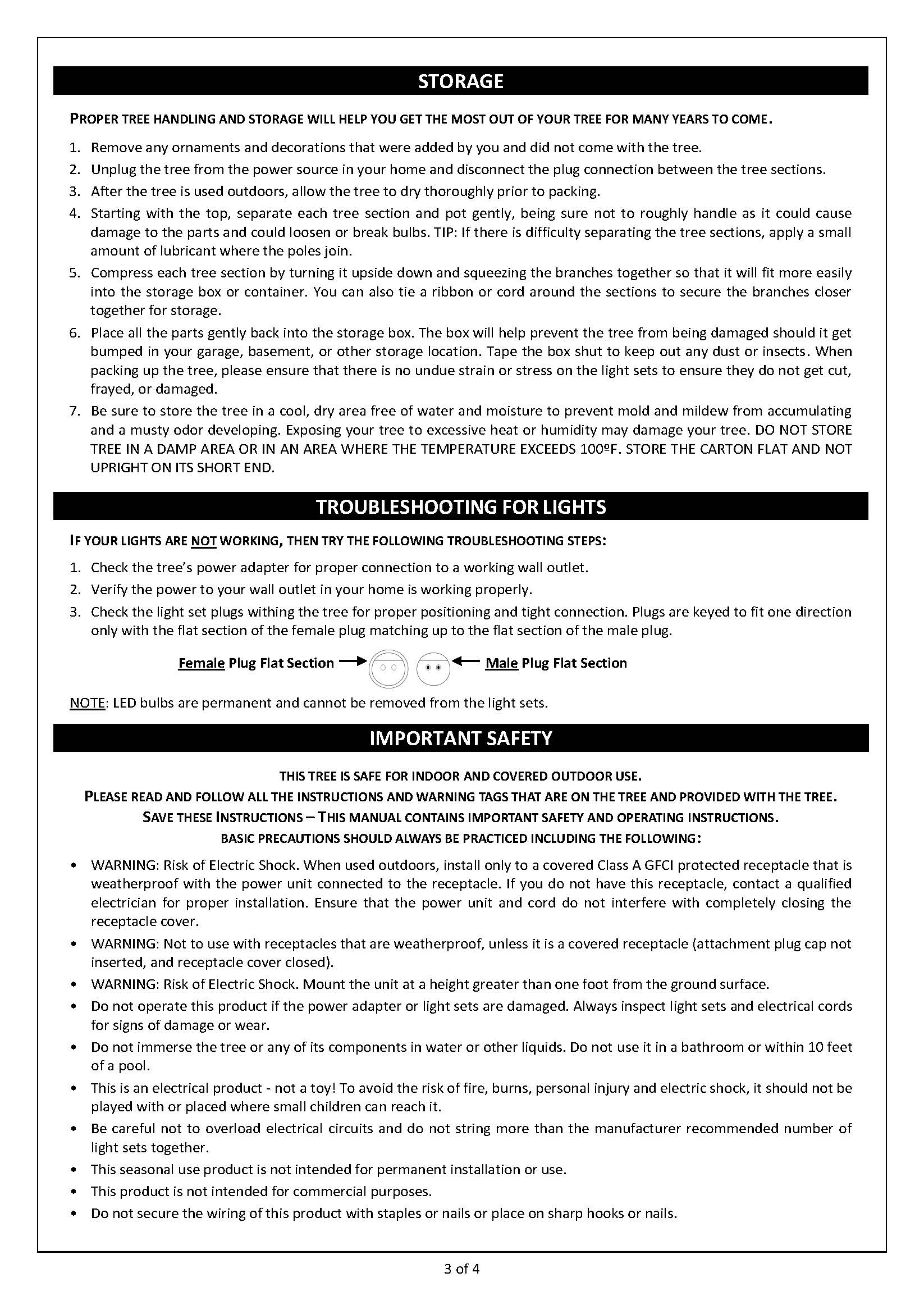 Haute Decor - Wholesale Artificial Christmas Tree - 4.5 Foot Pre-Lit New Haven Fraser Fir Potted Tree7