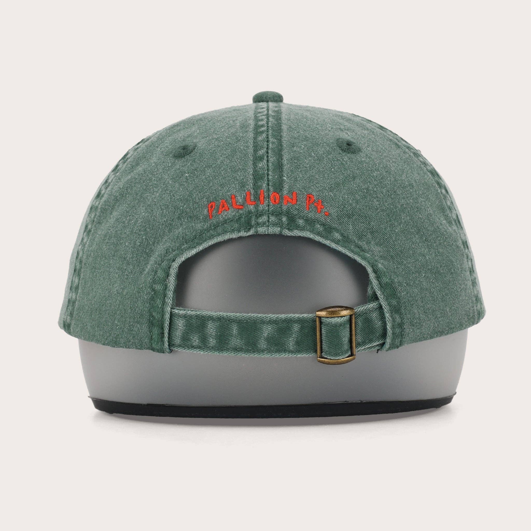 Pallion Point - Wholesale Baseball Cap - Unisex - Coral Trout Fish Lid | Cotton Dad Cap in Green1